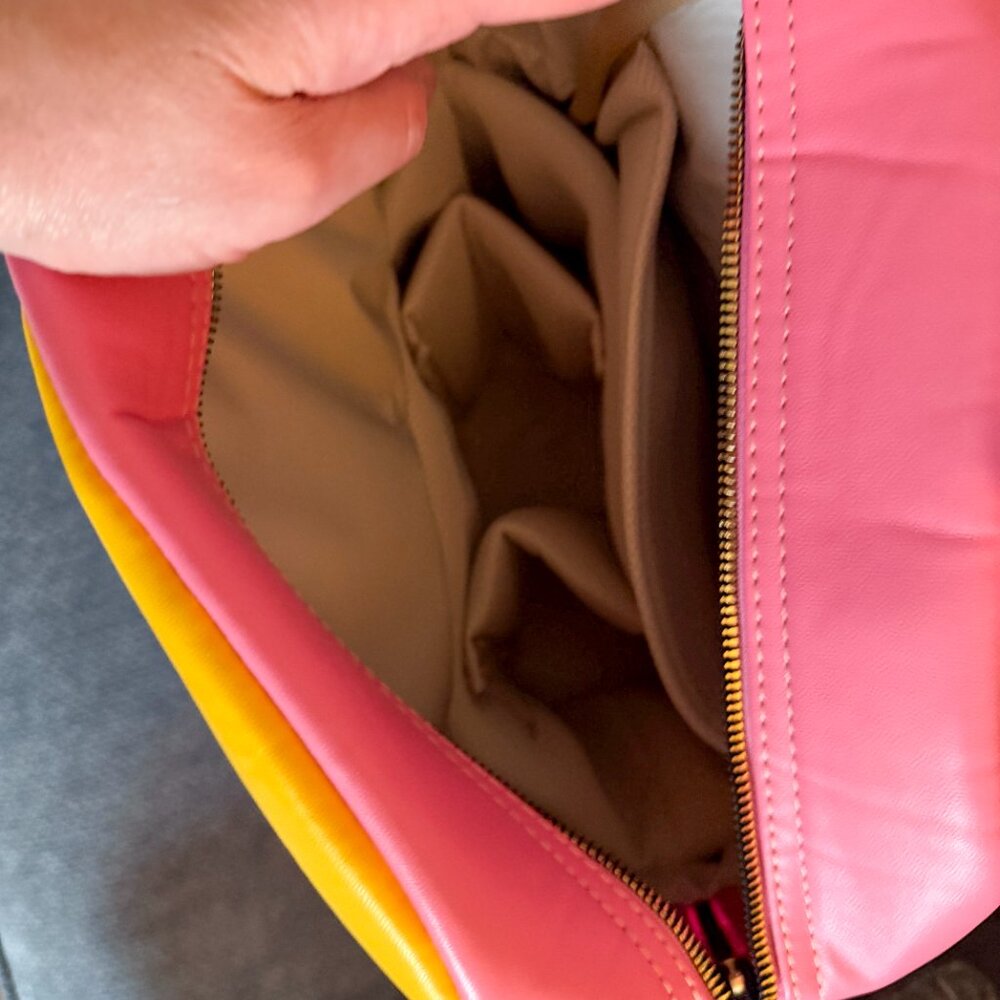 House of Flynn Cabo Camera Backpack – Neon Retro Colorblock | 90s Style - Picture 7 of 11